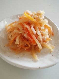 大根とくずし豆腐の炒り煮-レシピのメイン写真