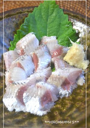 いわしのお刺身~おろし方-レシピのメイン写真