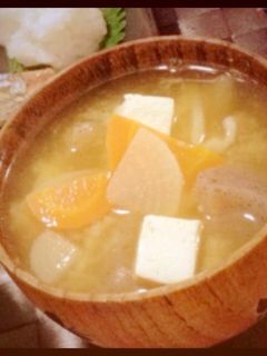 我が家の味♡具だくさん豚汁!-レシピのメイン写真
