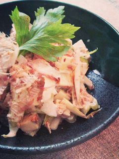 セロリの和風サラダ-レシピのメイン写真