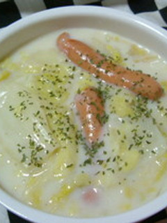 白菜のクリーム煮-レシピのメイン写真