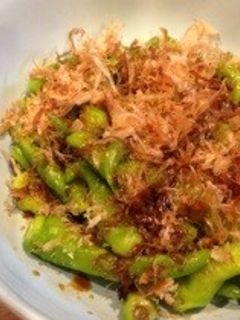 *ししとうのシンプル焼き*おかか醤油♪-レシピのメイン写真