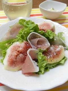 いちぢくと生ハムのサラダ-レシピのメイン写真