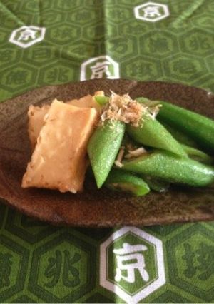 オクラと厚揚げの麺つゆ煮-レシピのメイン写真