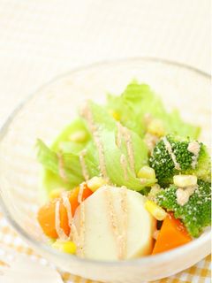 彩りキレイ✴温野菜サラダ-レシピのメイン写真