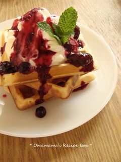 ベルギーワッフル-レシピのメイン写真
