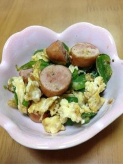 ピーマンの卵炒め-レシピのメイン写真