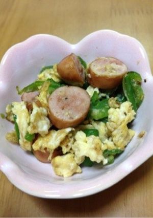 ピーマンの卵炒め-レシピのメイン写真