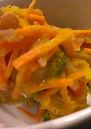 かぼちゃとにんじん塩麹和え-レシピのメイン写真