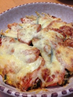 カボチャとトマトのチーズ焼き-レシピのメイン写真