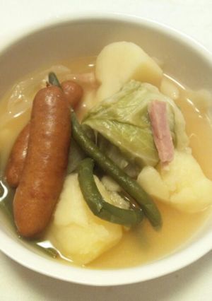 冷凍ロールキャベツで簡単ポトフ風スープ-レシピのメイン写真