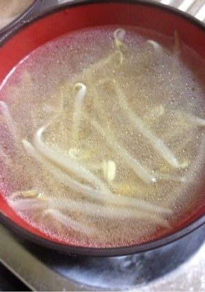 簡単！もやしのすっぱいスープ-レシピのメイン写真