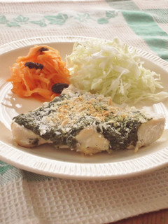 鶏むね肉のジェノベーゼパン粉焼き-レシピのメイン写真