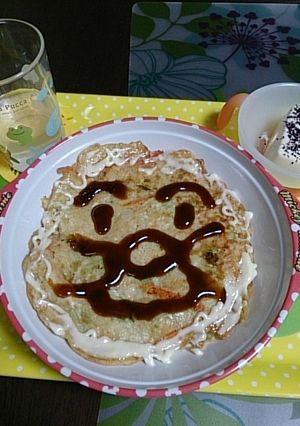 アンパンマンお好み焼き-レシピのメイン写真
