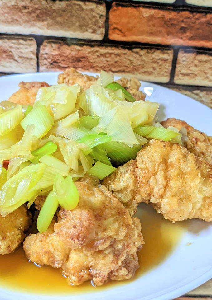 鶏唐揚げのネギだれ♡-レシピのメイン写真