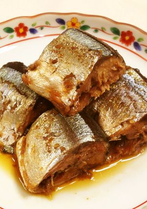圧力鍋で骨まで食べれる！さんまの生姜煮-レシピのメイン写真