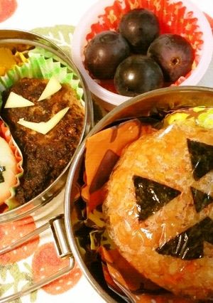 ハロウィンお弁当☆m(-_-m)～-レシピのメイン写真