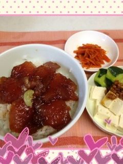 マグロの漬け丼-レシピのメイン写真