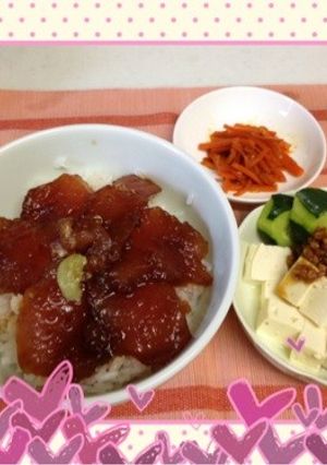 マグロの漬け丼-レシピのメイン写真
