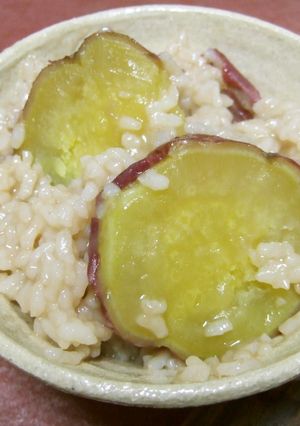 さつまいも茶粥-レシピのメイン写真