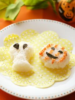 おばけおにぎり-レシピのメイン写真