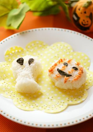 おばけおにぎり-レシピのメイン写真