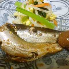 รูปของ イワシの梅煮～骨まで。。約束します～