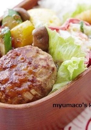 お弁当に一品！れんこんバーグ-レシピのメイン写真