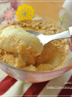簡単!もちもち豆腐deわらび餅風プリン★-レシピのメイン写真