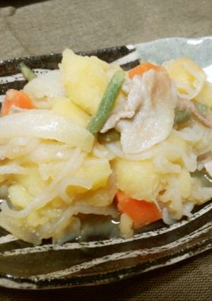 簡単♪豚バラで作る『肉じゃが』♡-レシピのメイン写真