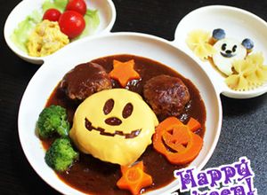 ♡ハロウィンミッキーの煮込みハンバーグ♡-レシピのメイン写真