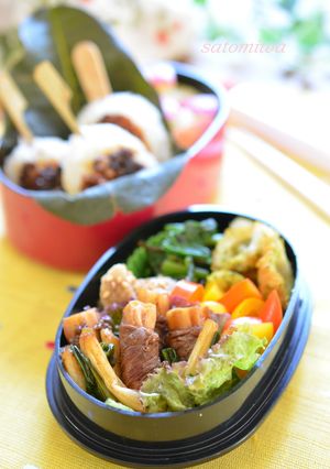 旨味たっぷり☆味浸み角麩の牛すき煮弁当✿-レシピのメイン写真