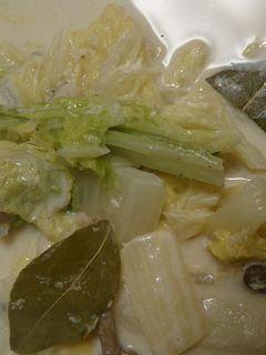 簡単&残り物でOK!白菜のミルク煮-レシピのメイン写真