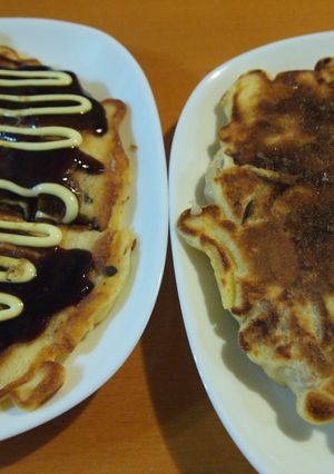 玉ねぎと山芋のお好み焼き-レシピのメイン写真