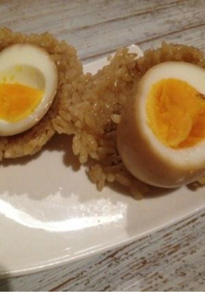ちょー簡単短時間で出来る簡単味玉おにぎり-レシピのメイン写真