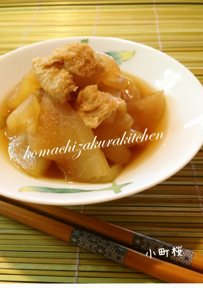 ★夕顔と油揚げの煮物★-レシピのメイン写真