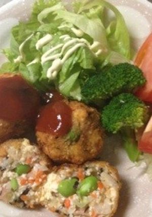 カリッとコロコロ♪豆腐コロッケ-レシピのメイン写真