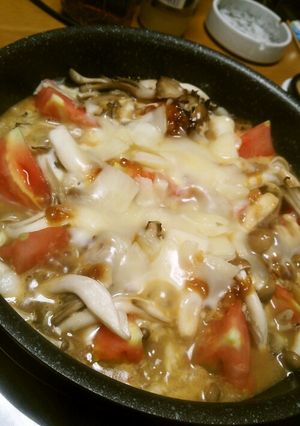 鉄板！みそチーズトマト-レシピのメイン写真