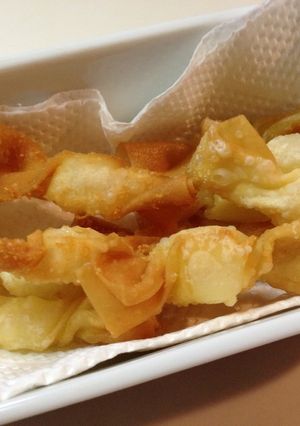 シュウマイの皮でカリっとチーズキャンディ-レシピのメイン写真