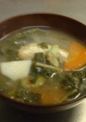 干し菜汁-レシピのメイン写真