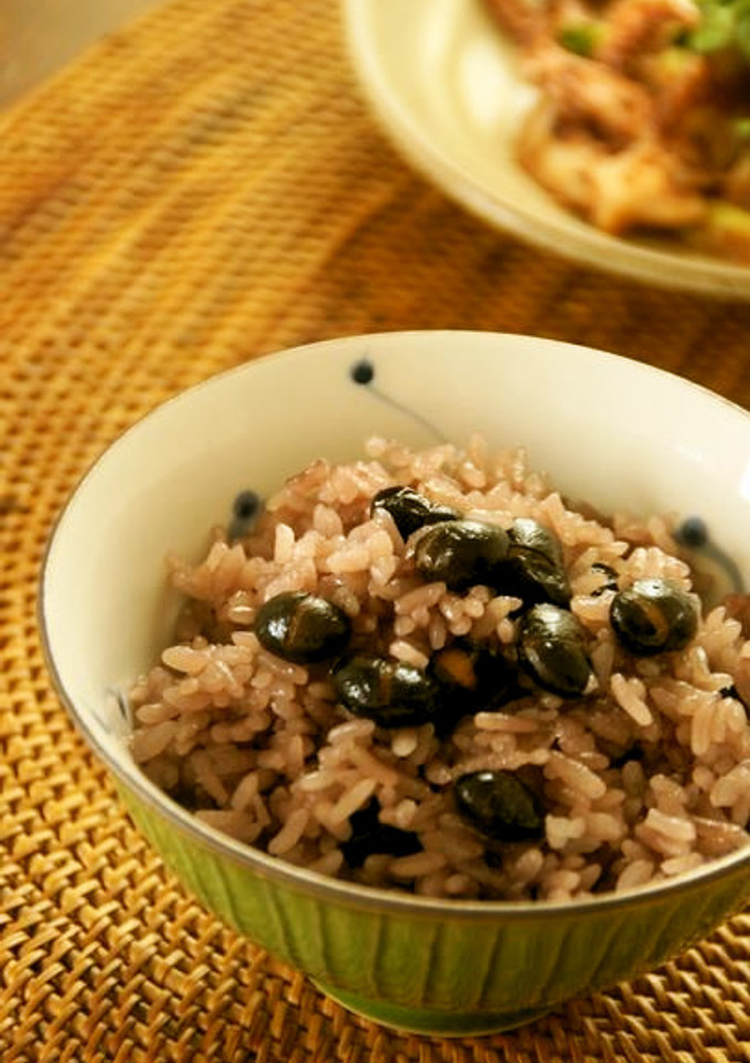 ほっこり♬炒り黒豆ご飯-レシピのメイン写真