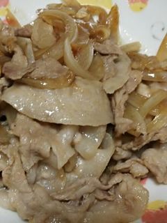 ポン酢でさっぱり豚肉炒め-レシピのメイン写真