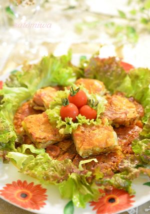 チーズカレーで♪お好み焼きパーティー☆-レシピのメイン写真