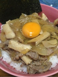 牛おろしスタミナ丼たまごのせ-レシピのメイン写真