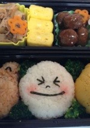 キャラ弁LINEムーン.ブラウン.サリー-レシピのメイン写真