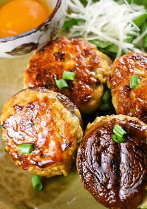 甘辛♪椎茸の肉詰め照り焼き-レシピのメイン写真