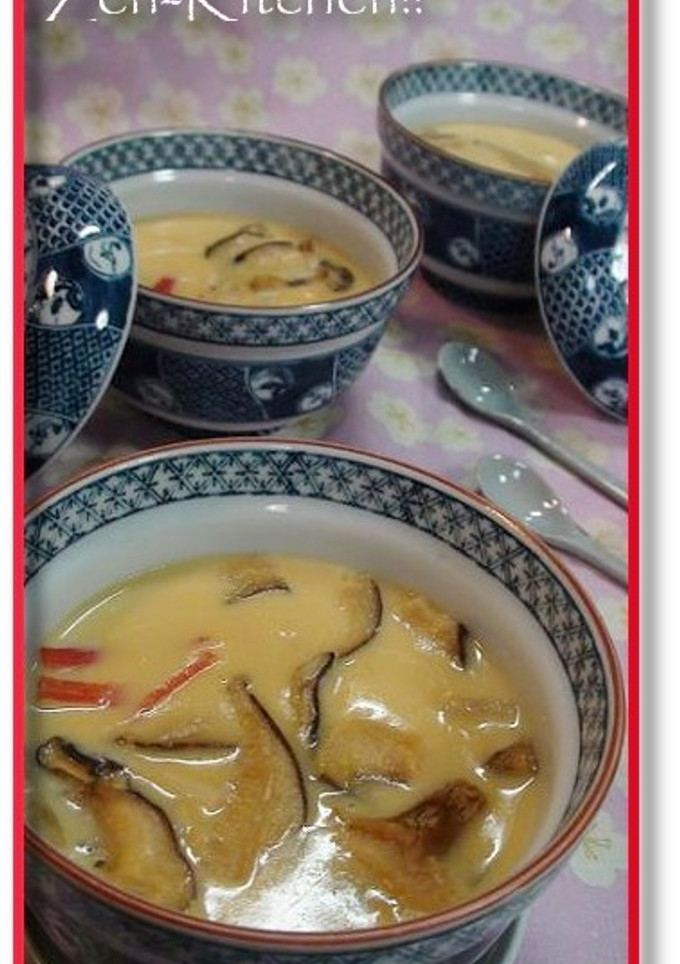 レンジで簡単♪ぷるるん茶碗蒸し-レシピのメイン写真