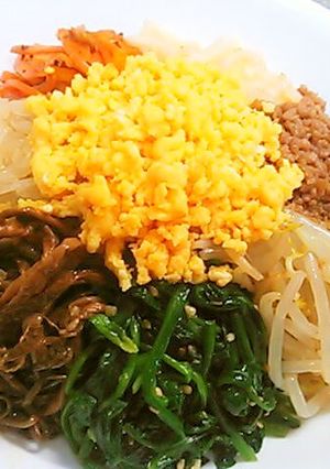 我が家の野菜たっぷり8品目ビビンバ-レシピのメイン写真