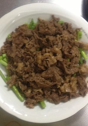 簡単！牛こま肉のしょうが焼き-レシピのメイン写真