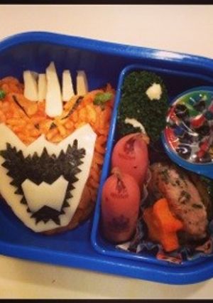キャラ弁♪キョウリュウレッドカーニバル♪-レシピのメイン写真
